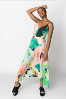 Blurred Dreamy Floral Slip Dress