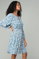 Bohemian Diamond Print Dress