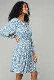 Bohemian Diamond Print Dress