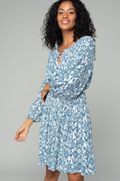Bohemian Diamond Print Dress