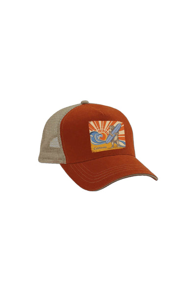 CA Surf Bear Trucker Hat