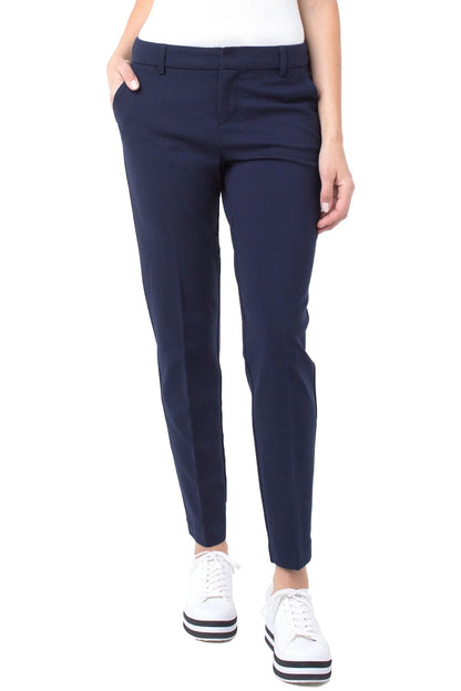 Petite Cadet Blue Kelsey Knit Trouser