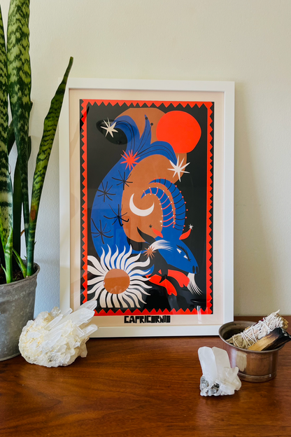Capricornio Zodiac Print