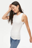 Chalk Halley Ruched Side Tank
