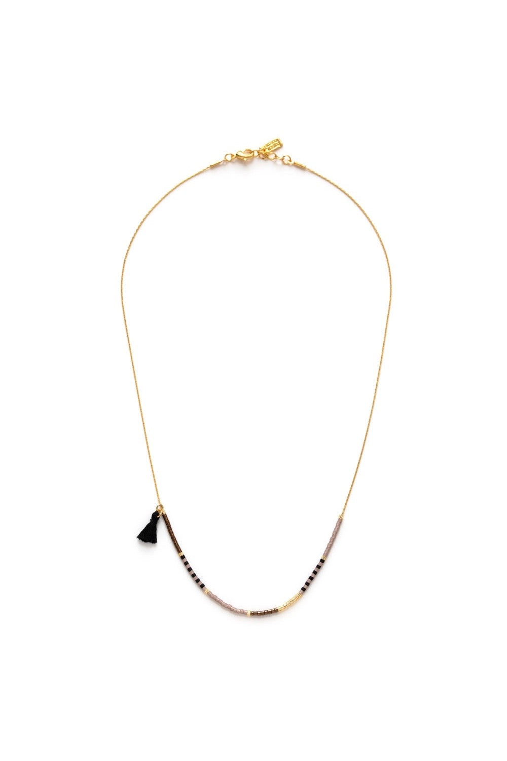 Chocolate Seed Bead Necklace