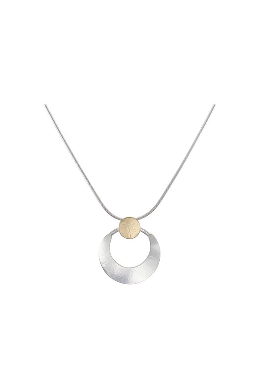 Disc with Crescent Necklace