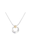 Disc with Crescent Necklace