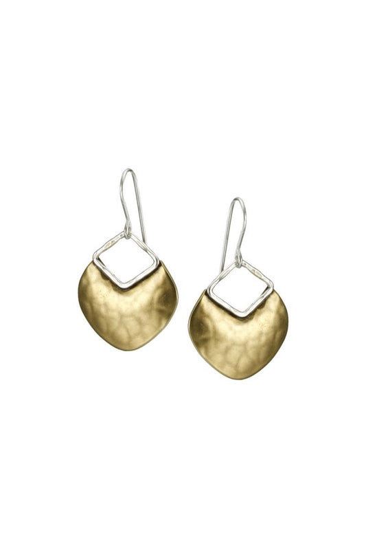 Disc with Cutout Earring