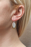 Double Layered Leaves Earring