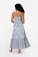 Floral Smocked Bust Maxi