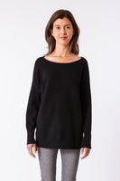 Black Filipa Crew Sweater