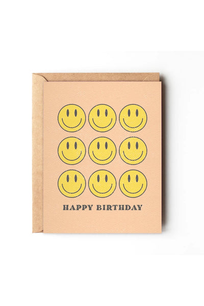 Fun Smiley Birthday Card