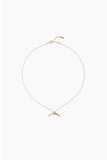 Gold Petite Horn Necklace