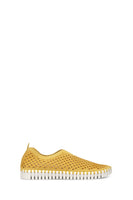 Golden Rod Perforated Slip-On Shoes