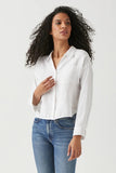 White Gracie Linen Shirt