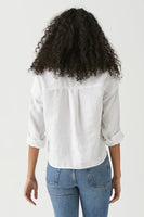 White Gracie Linen Shirt