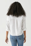 White Gracie Linen Shirt