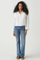 White Gracie Linen Shirt