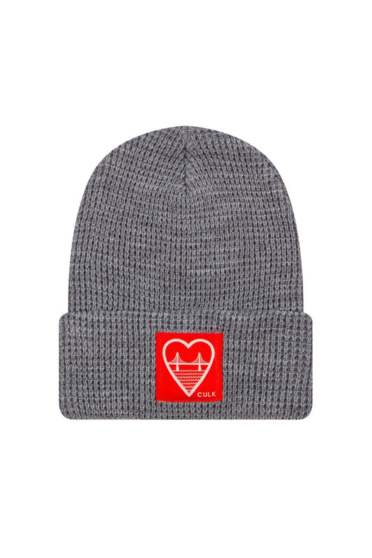 I Heart SF Beanie Grey