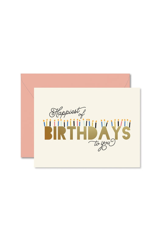 Happiest of Birthdays Card