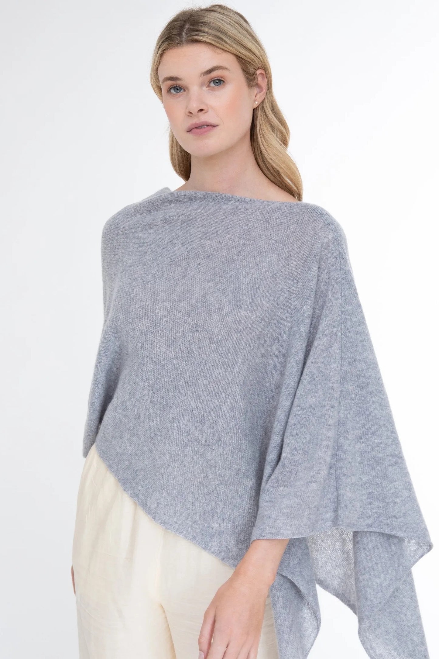 100% Cashmere Drape Topper