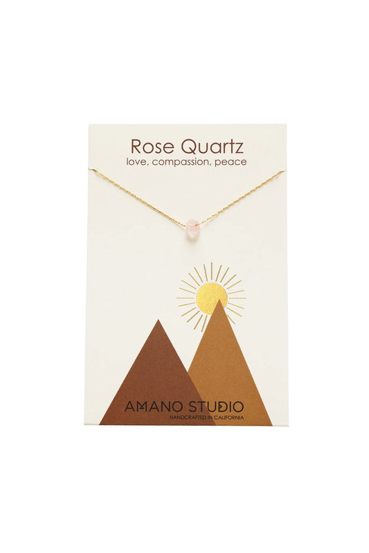Healing Powers Rose Quartz Necklace