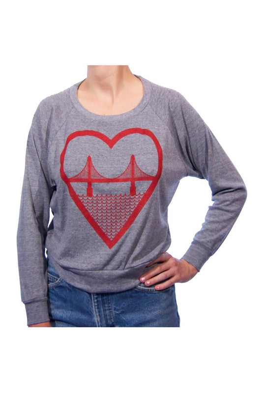 I Heart SF Slouchy Pullover