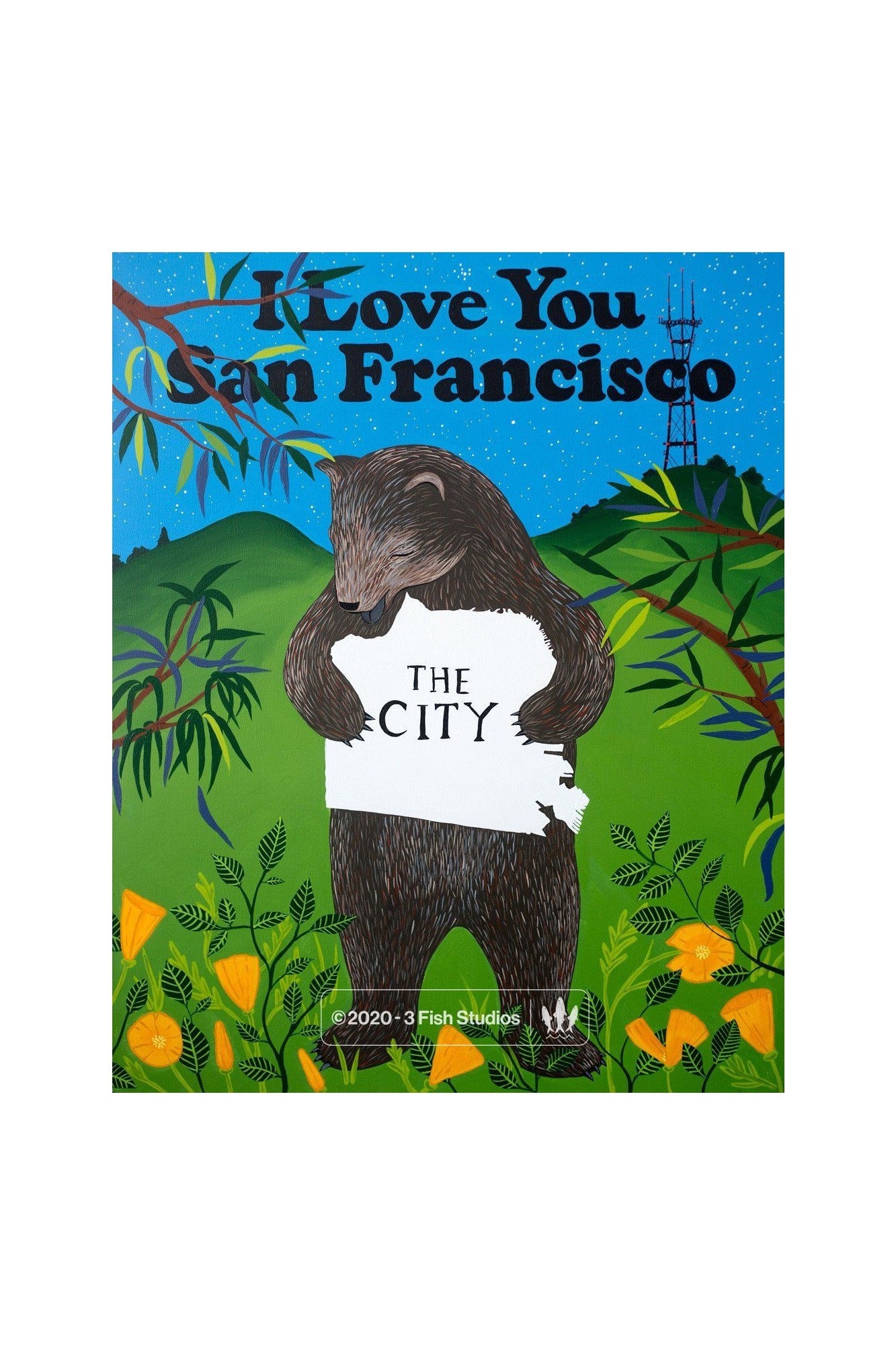 ILY San Francisco 8 x 10 Print