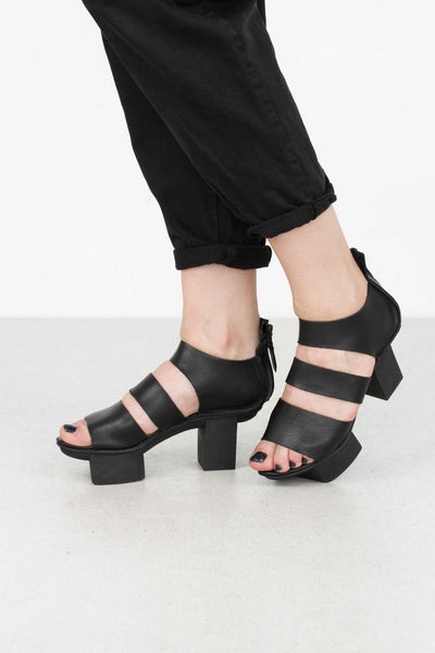 Strappy Architectural Heel