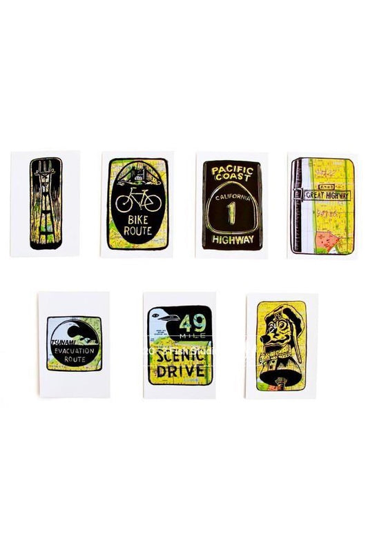 San Francisco Icons Postcards