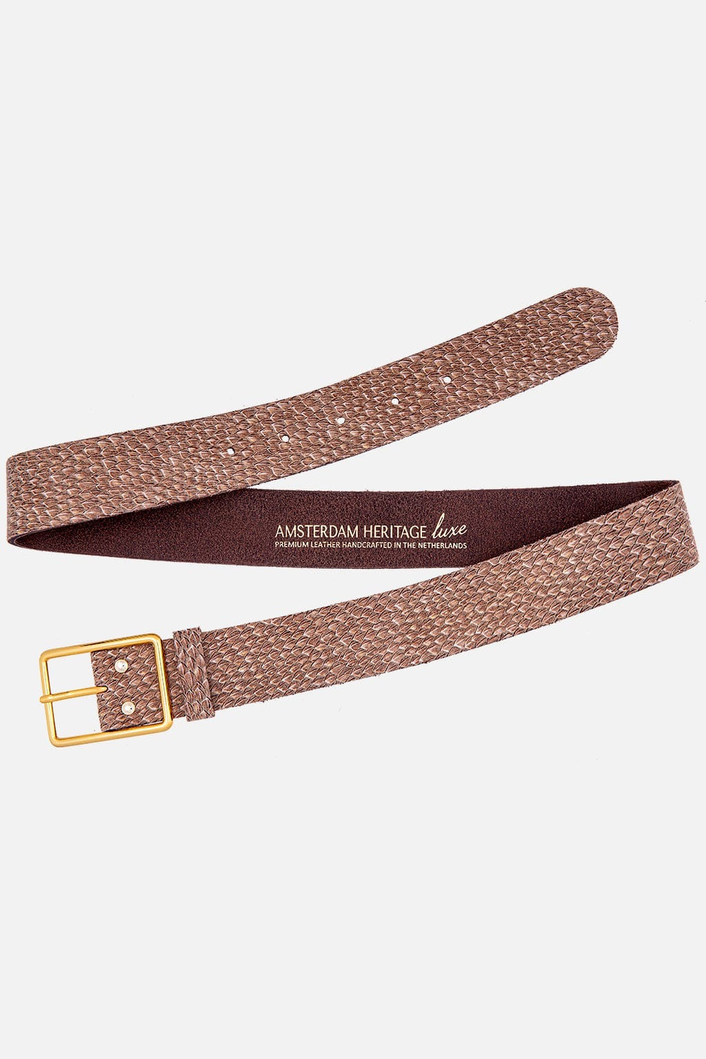 Jules Fish Scale Pattern Belt