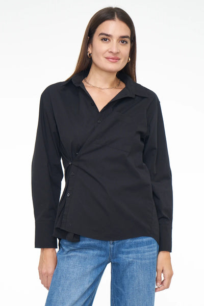 Kaci Crossover Button Down