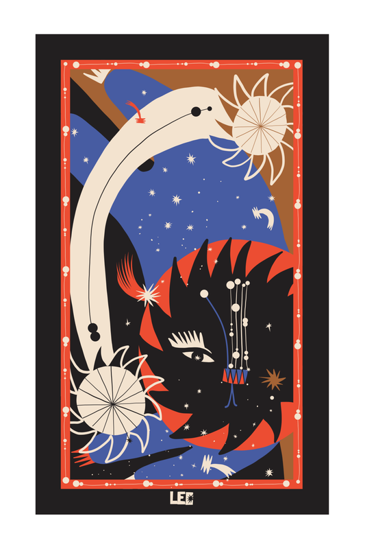 Leo Zodiac Print