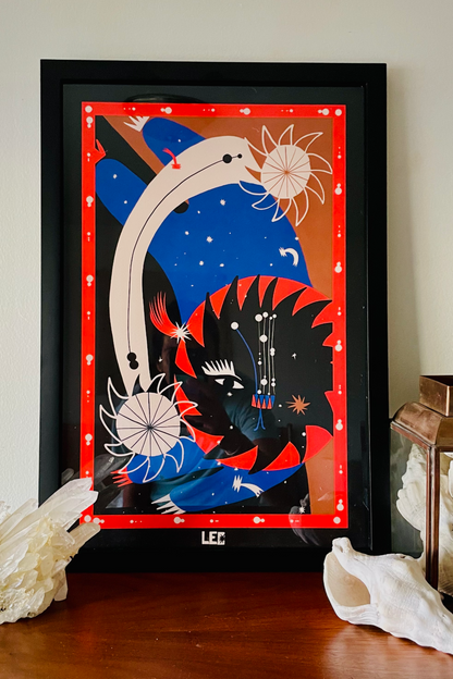 Leo Zodiac Print