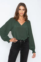 Miki Olive Top
