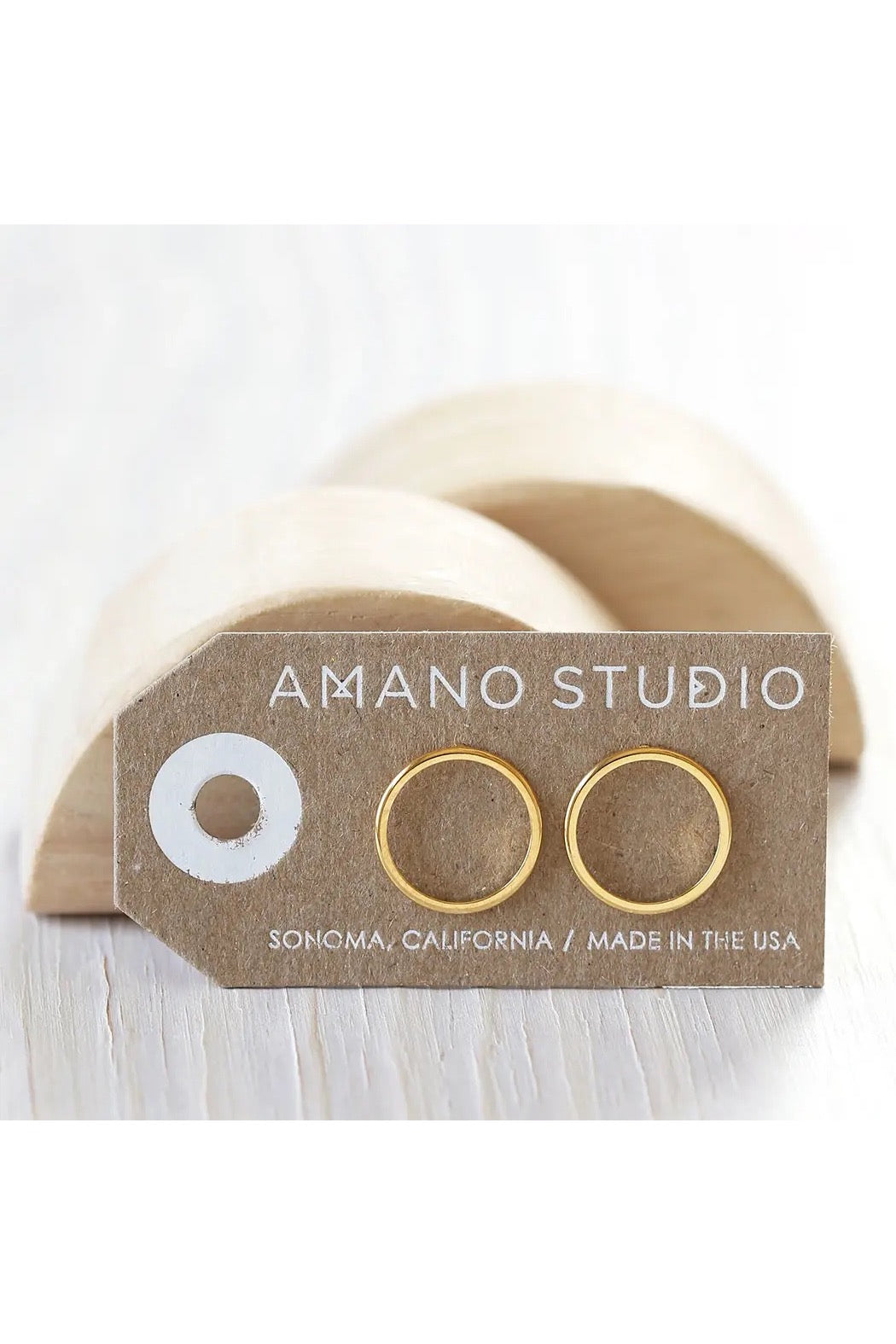 Modern Circle Studs