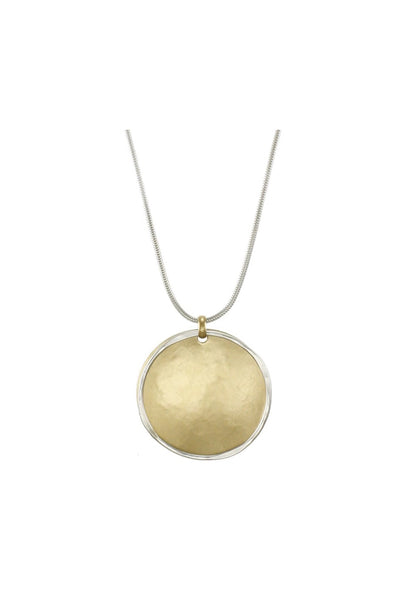 Large Layered Disc Necklace