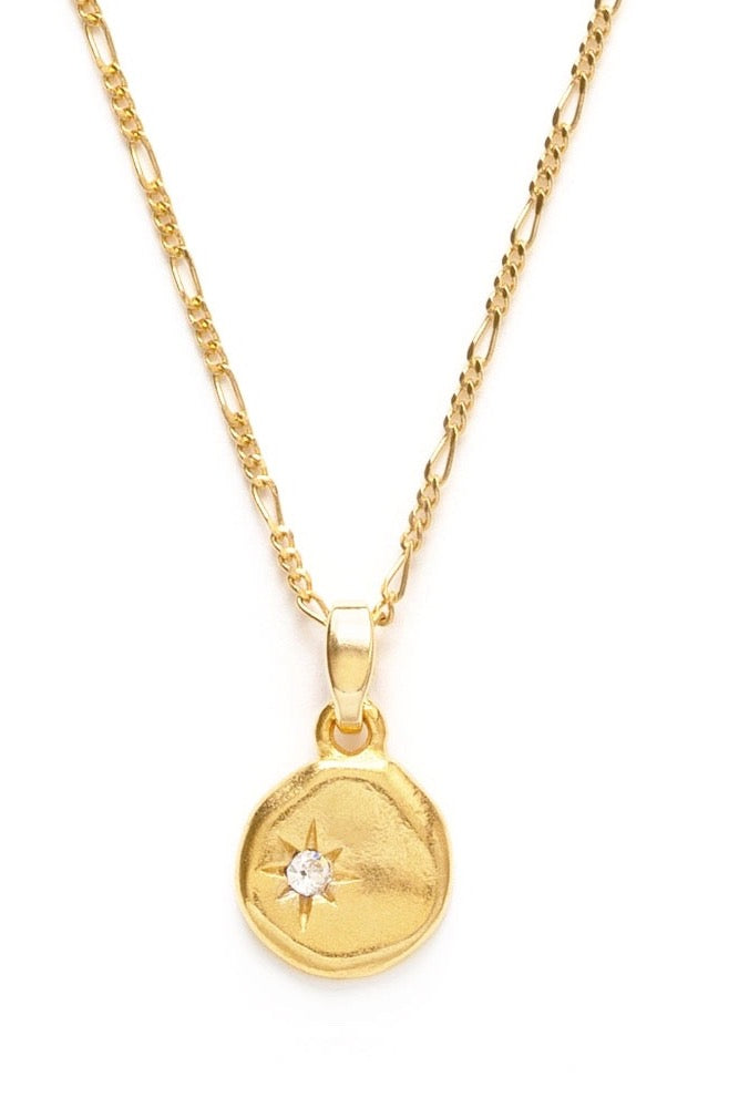 North Star Necklace Crystal