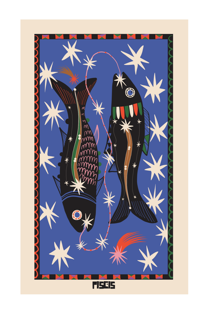 Piscis Zodiac Print