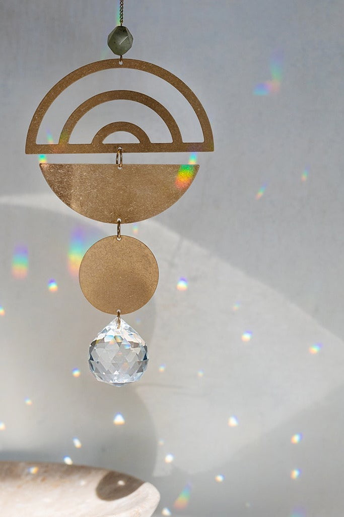 Rainbow Labradorite Suncatcher