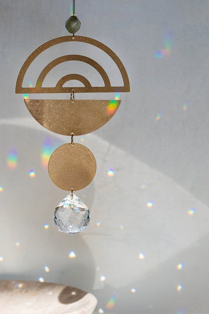 Rainbow Labradorite Suncatcher