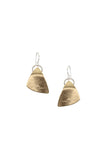 Rounded Triangle with Ring Earrings