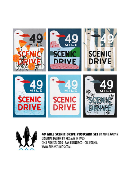 SF Scenic Drive Postcard Set