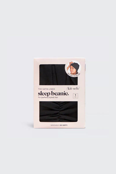 Satin-Lined Sleep Beanie