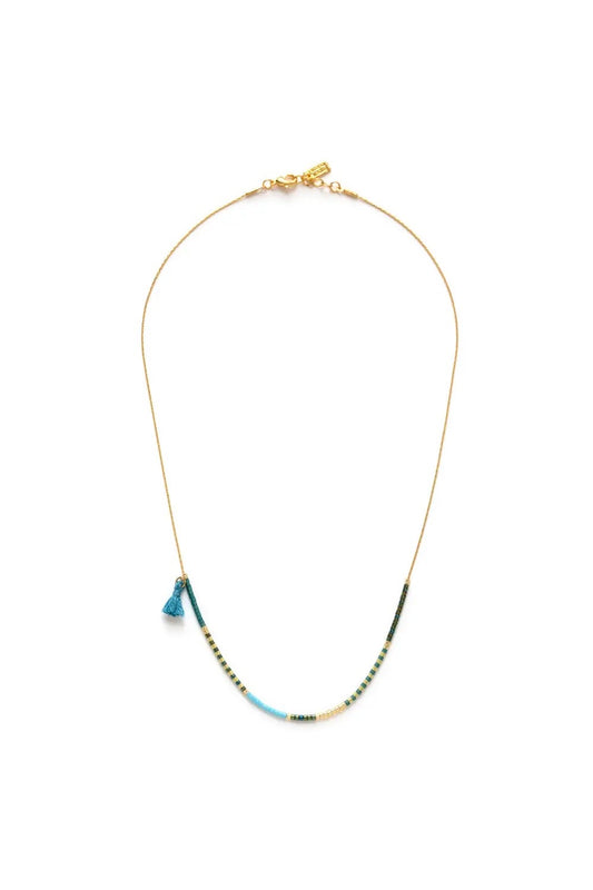 Seashore Seed Bead Necklace