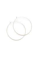 Silver Classic Hoops