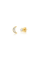 Star and Moon CZ Studs