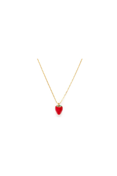 Summer Strawberry Necklace