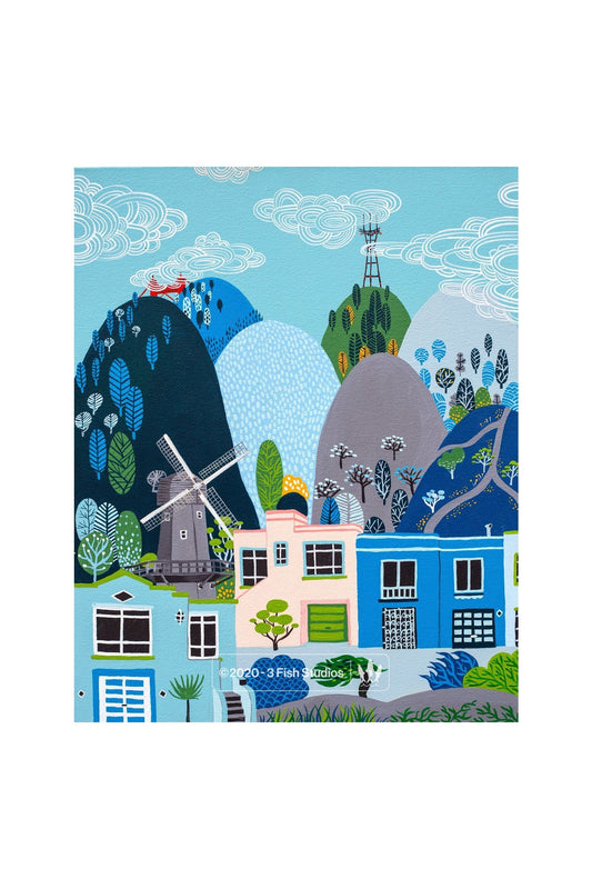 Sunset Hills 8 x 10 Print