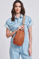 Tan Regina Sling Backpack
